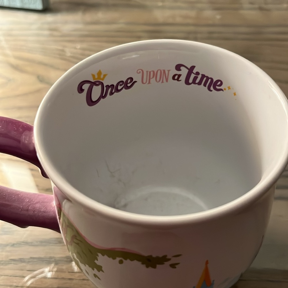 Disney Pink and White Castle Mug for Dining - Picture 2 of 4